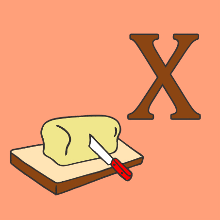 Раскраска Буква X немецкого алфавита ♥ Распечатать и Онлайн!